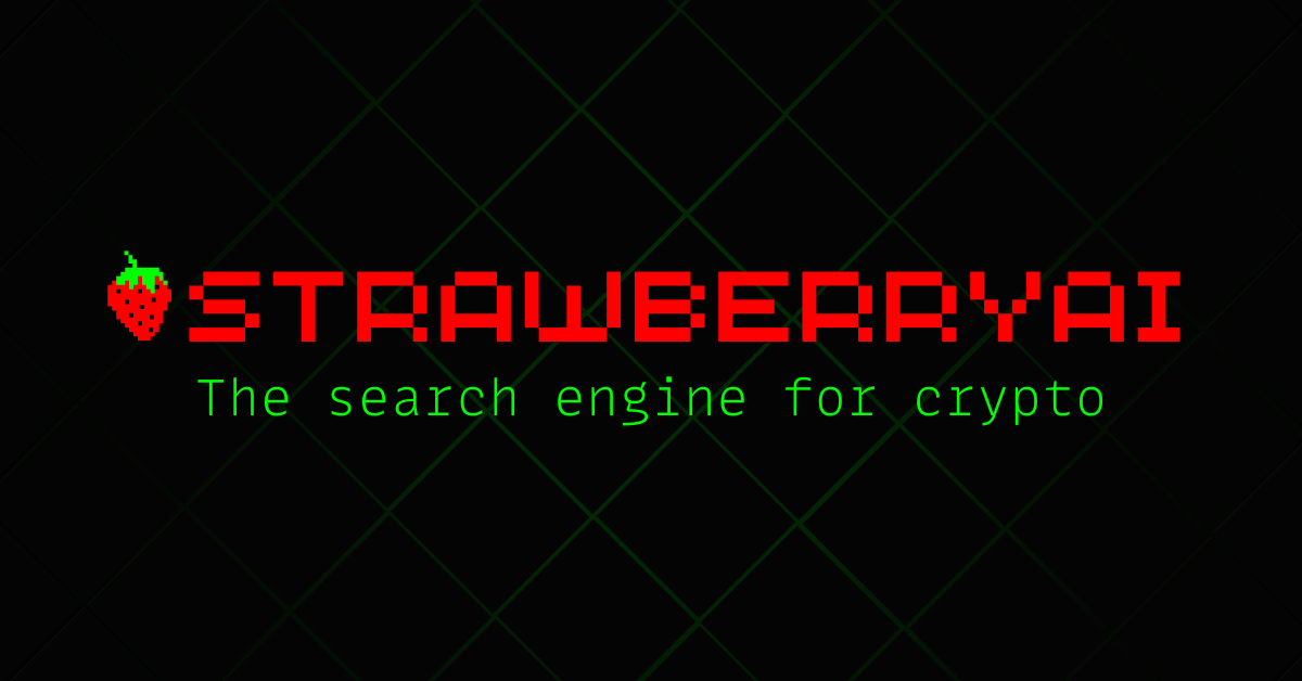 StrawberryAI Launches Next-Gen AI Content Interpretation and Search Engine, Tailored for Crypto Users