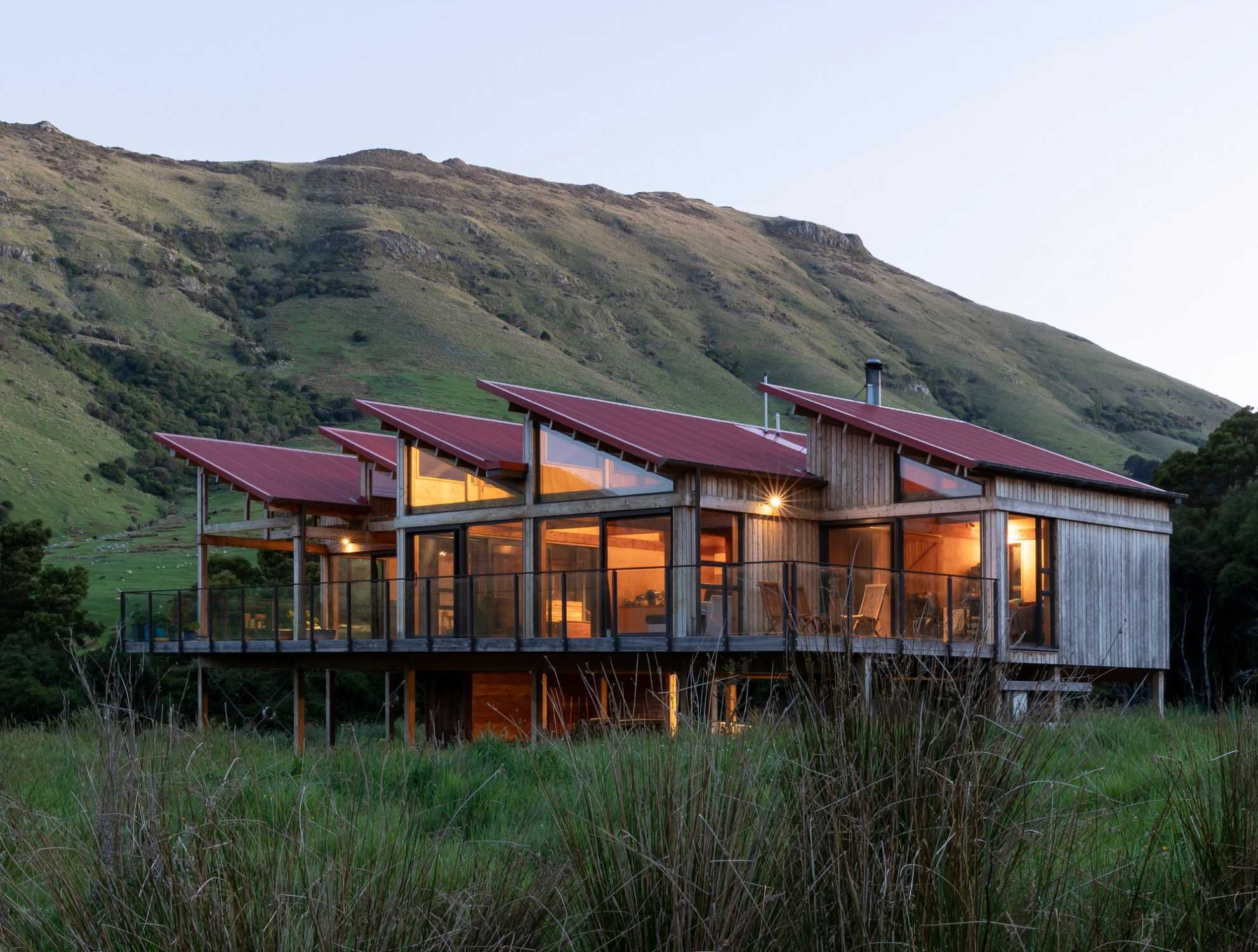 house home modern design sarah rowlands photography banks peninsula otautahi canterbury new zealand architecture nzia awards winner tim nees architect country living living on the edge off the grid weekender weekend sustainable cottage bach google architecture
