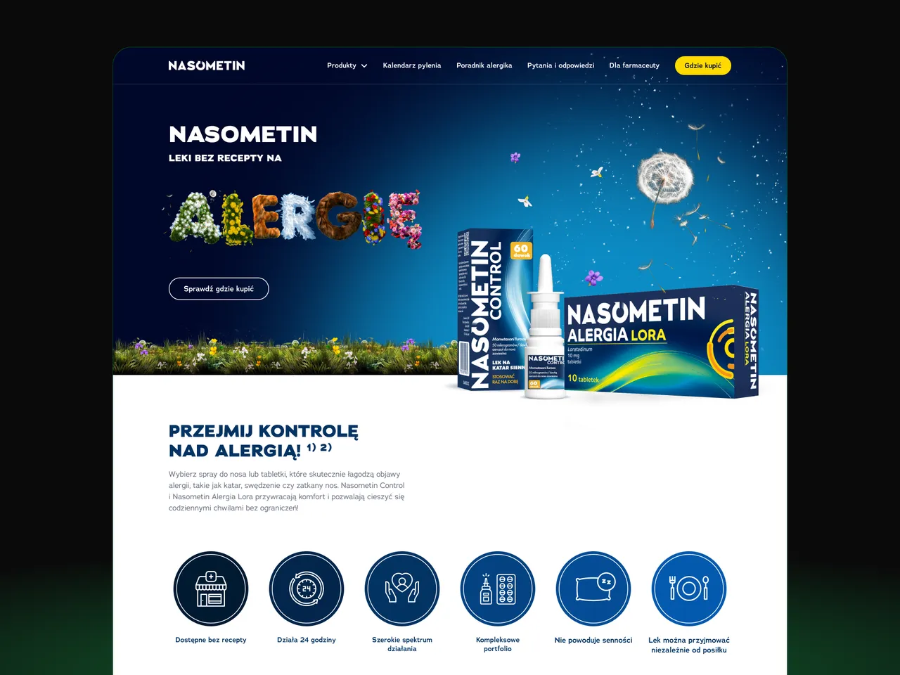 Nasometin — strona marki leku OTC