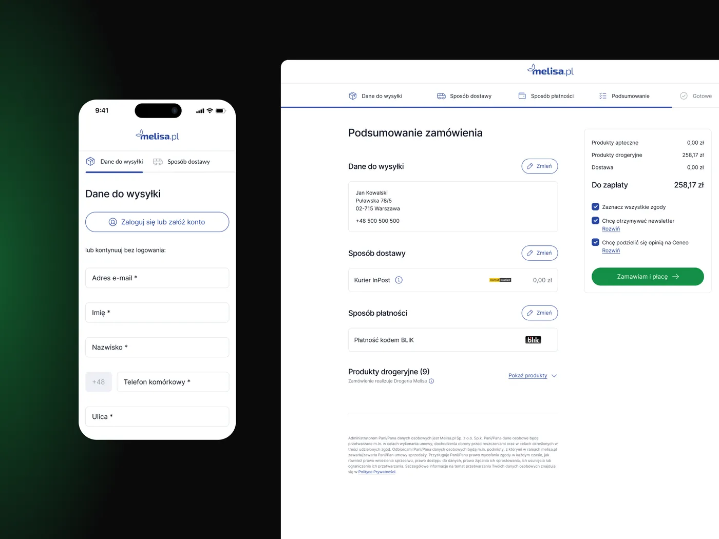 Melisa.pl — platforma zdrowia i urody — ekran 7 z 9