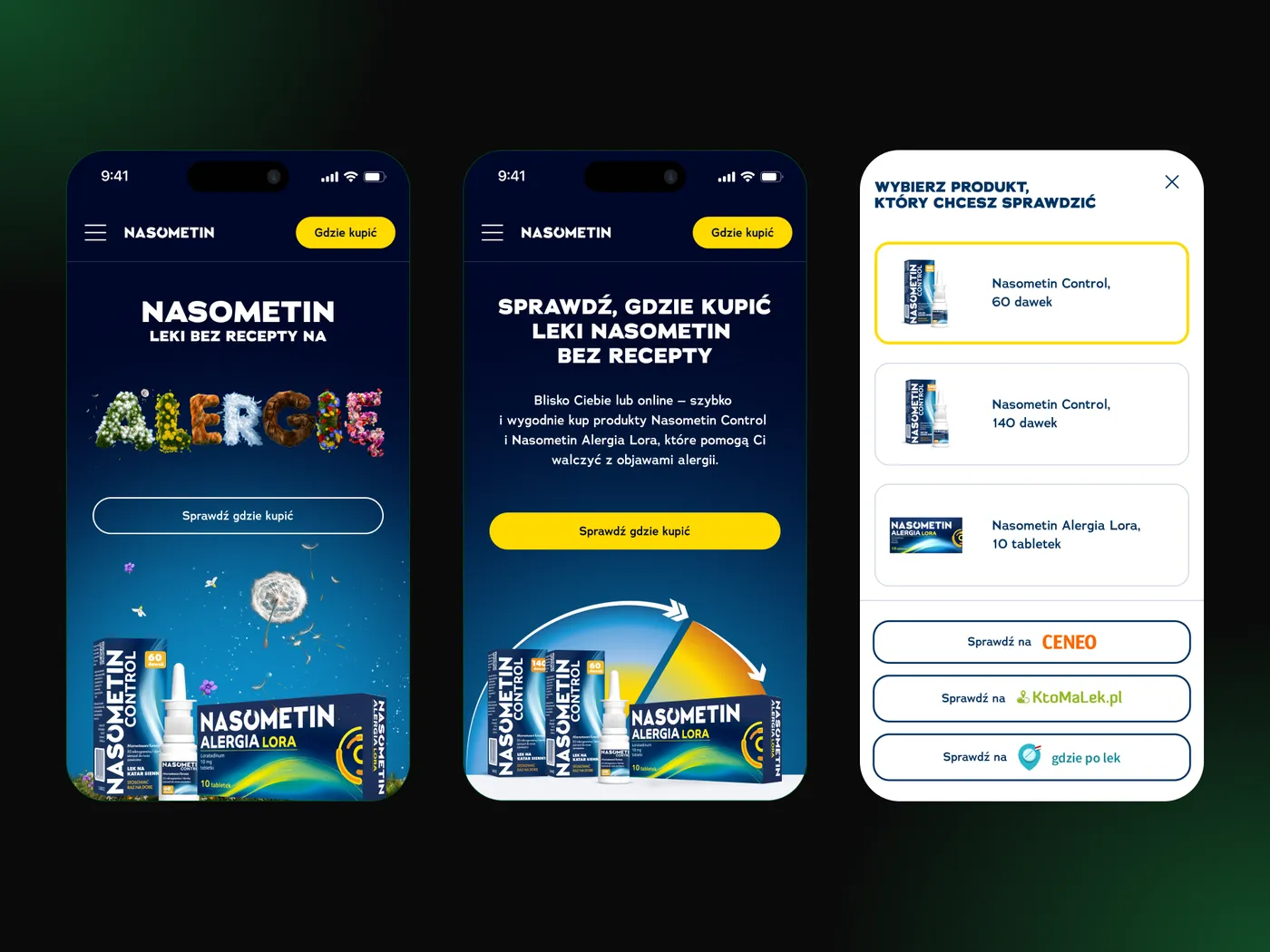 Nasometin — strona internetowa leku OTC — ekran 2 z 6