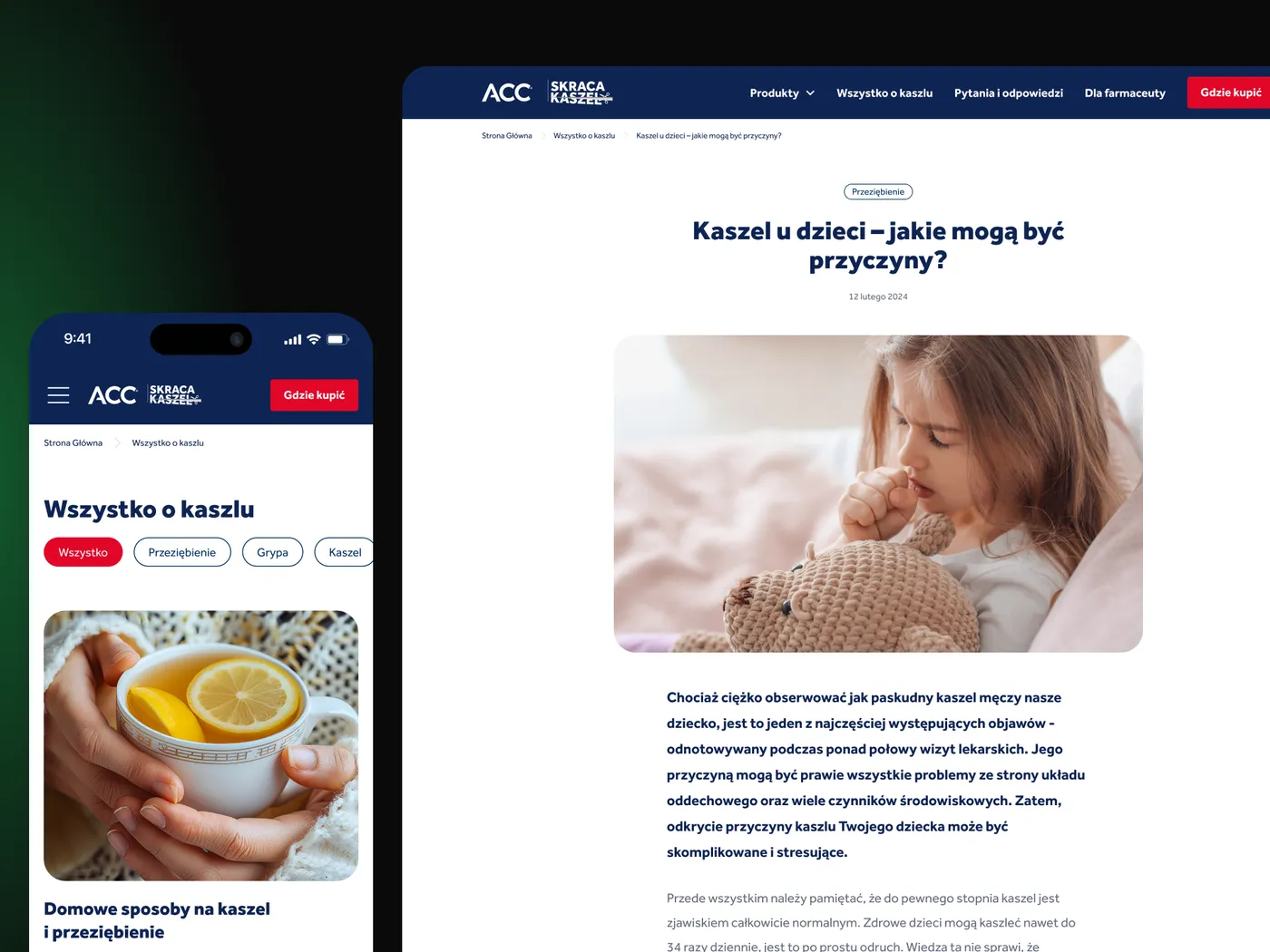 ACC — strona internetowa leku OTC — ekran 6 z 6