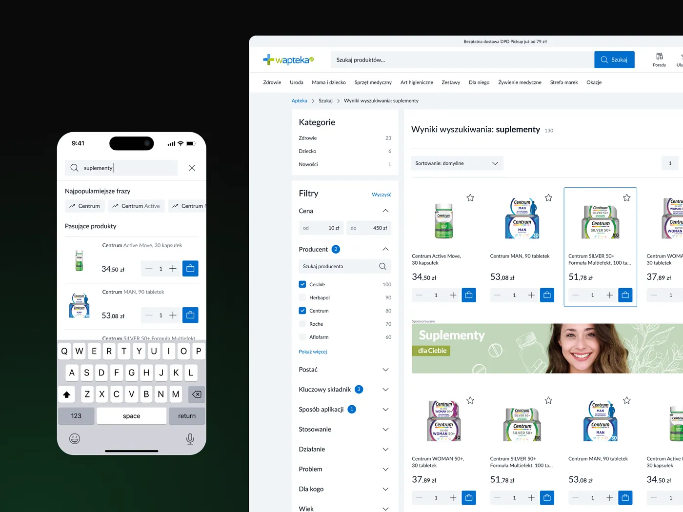 Wapteka.pl — apteka internetowa — ekran 3 z 8