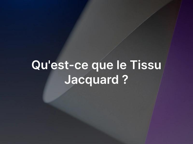 Photo d'un tissu jacquard