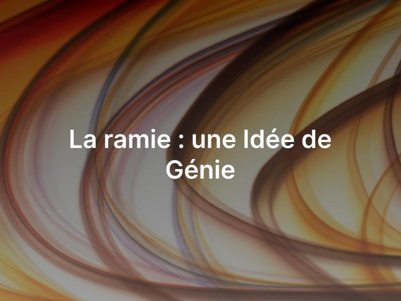 La ramie