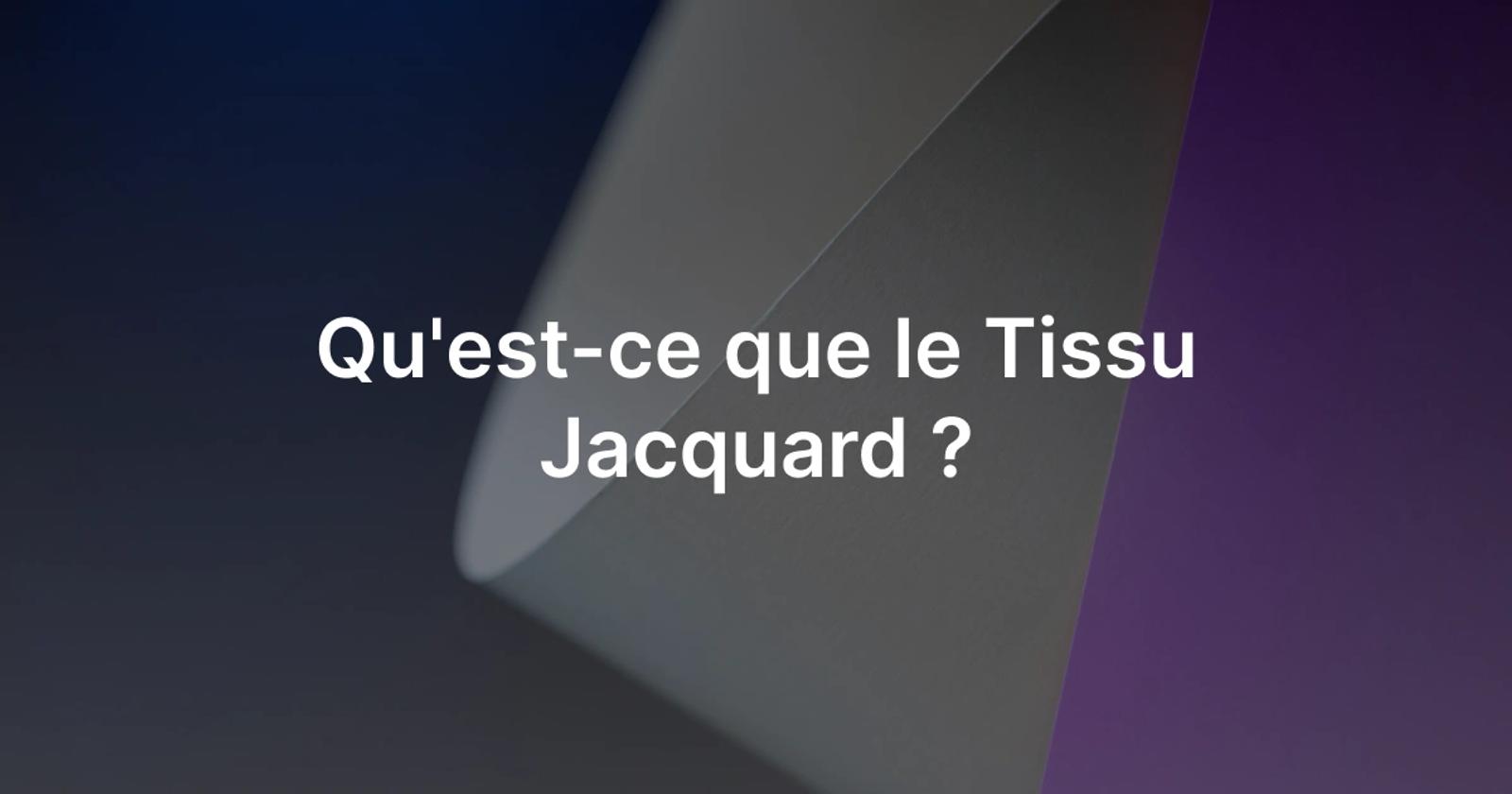 Photo d'un tissu jacquard