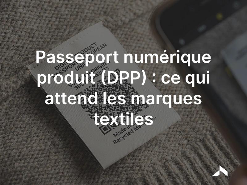 QR code sur l'étiquette d'un vêtement : le passeport numérique produit européen arrive pour le textile.