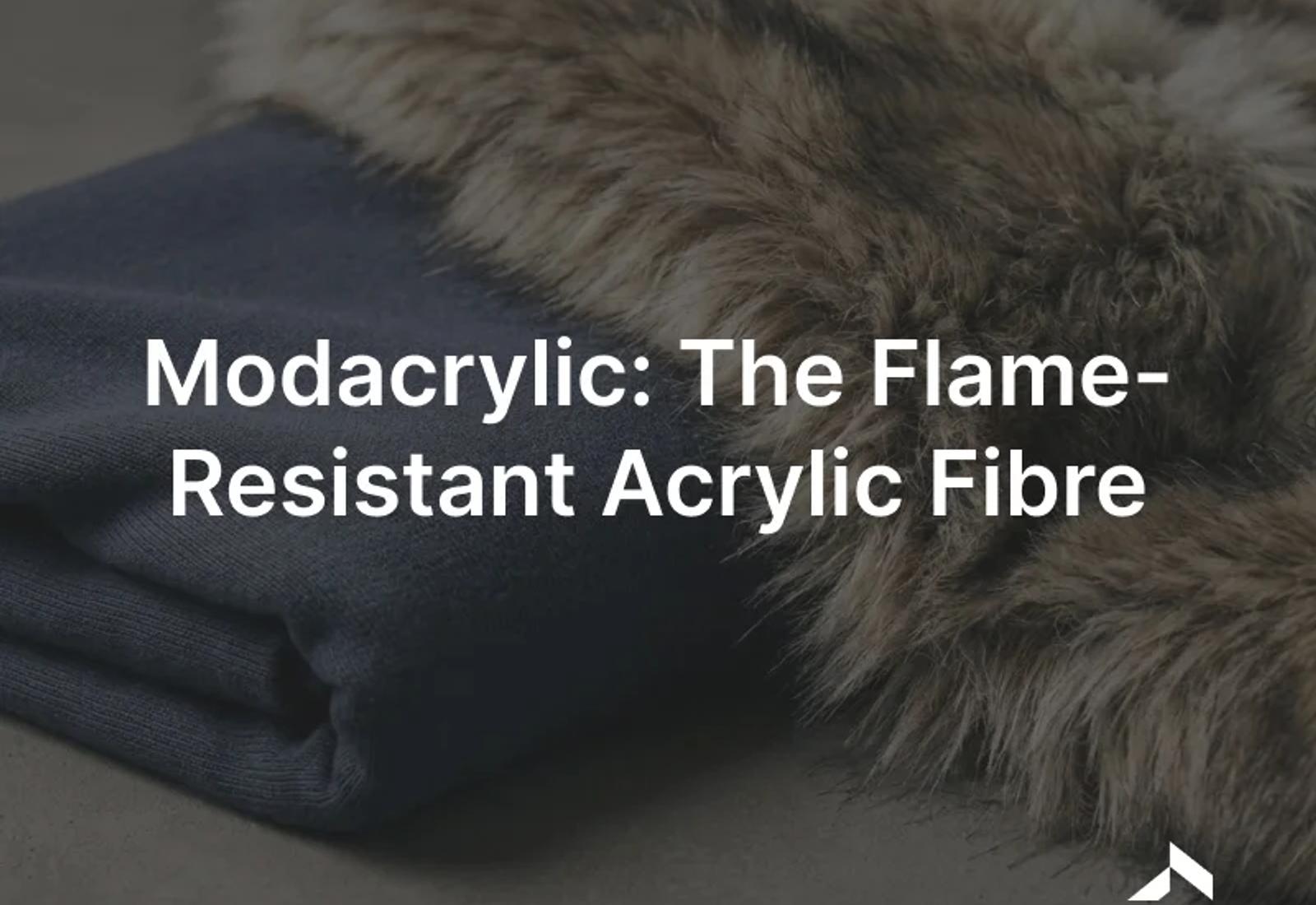 Soft flame-resistant knit fabric and faux-fur pile in neutral tones on a textile studio surface