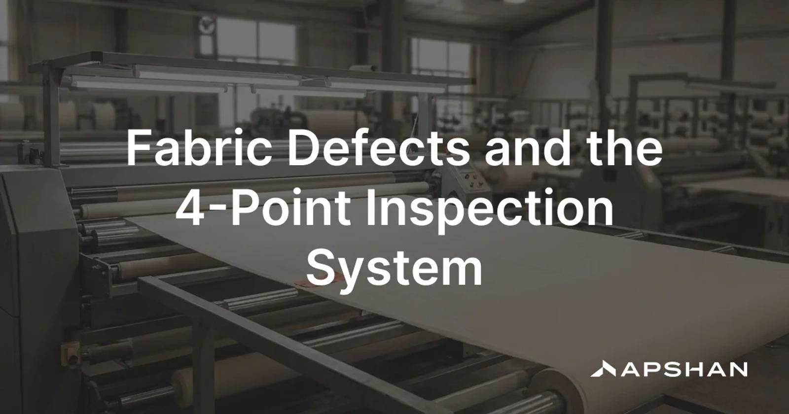 A fabric inspection machine unrolling woven cloth under bright light with an inspector marking defects