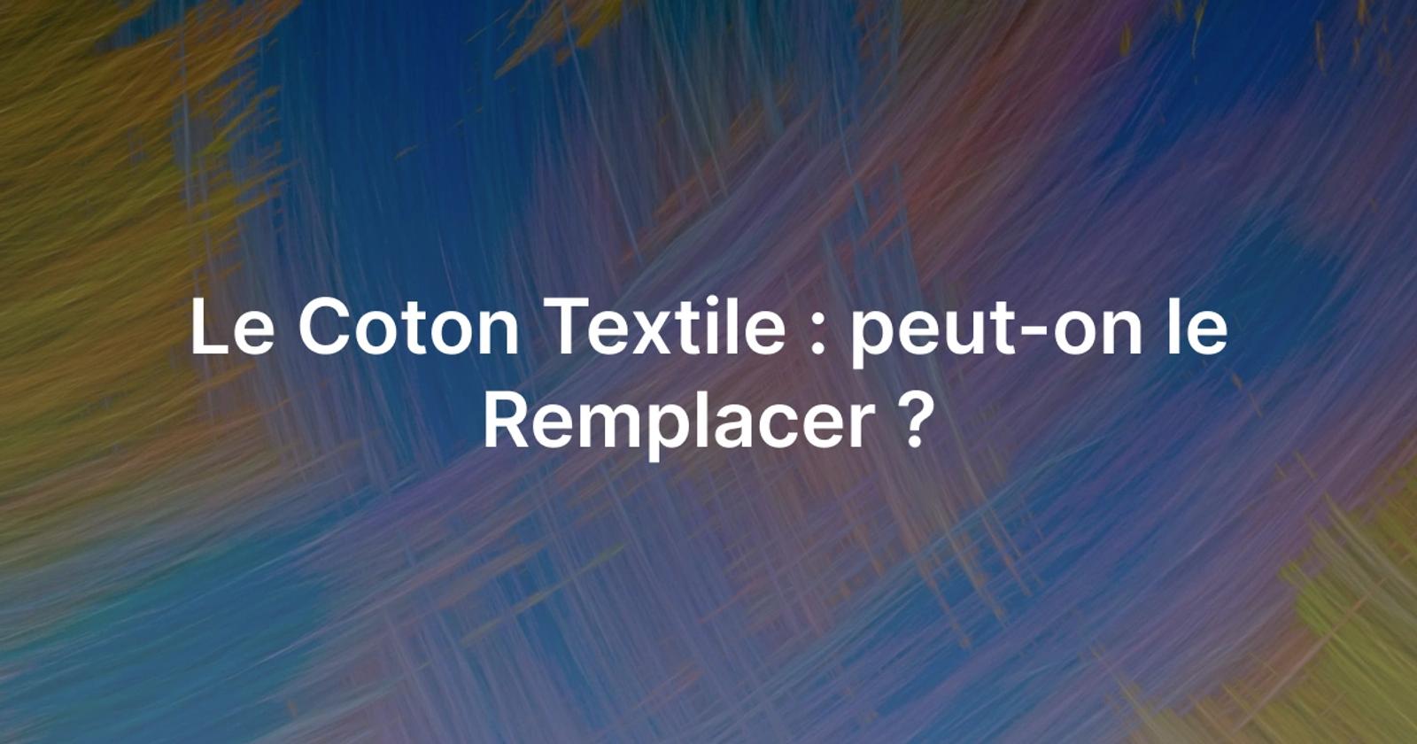 Coton textile