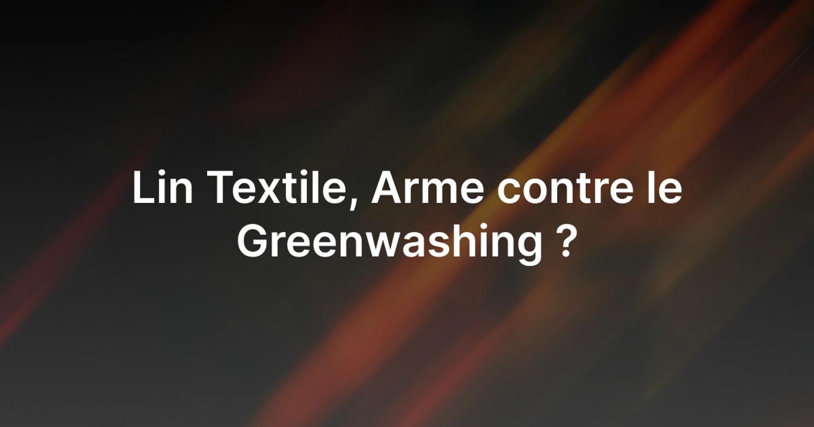Lin textile