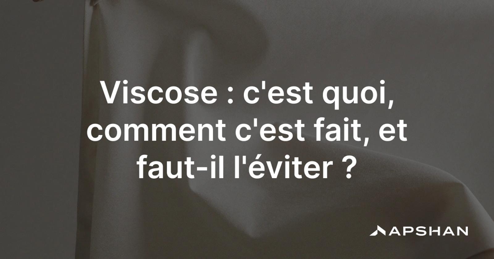 Fibre de viscose: du bois transformé en fil fluide et brillant par un procédé chimique.