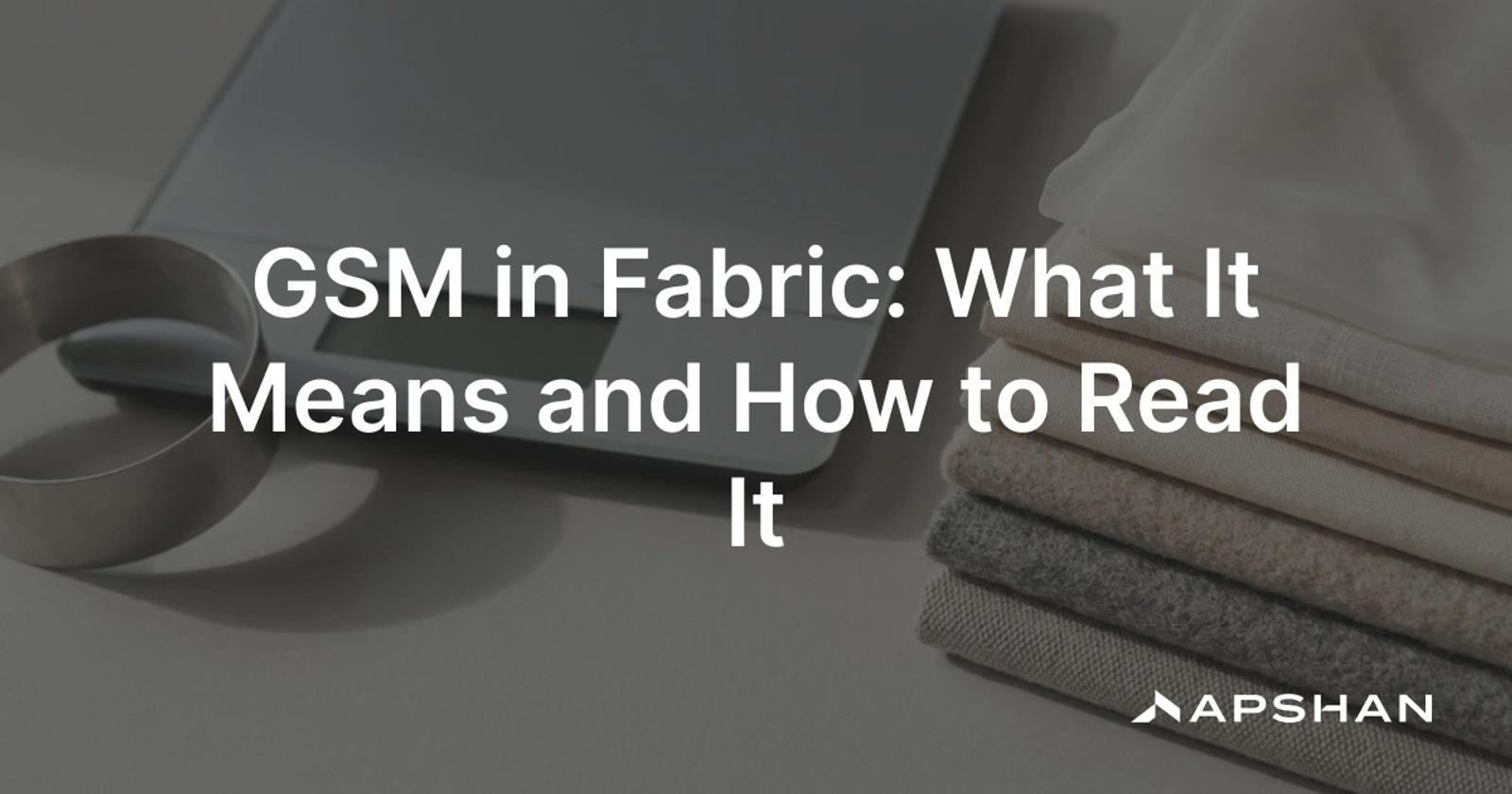 GSM in fabric: a round GSM cutter and a precise scale weighing fabric swatches to measure grams per square meter