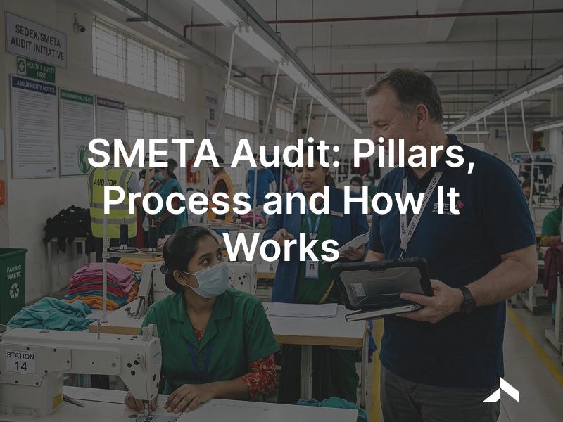 SMETA audit: a Sedex-approved auditor reviewing a garment factory's labour, health and safety, environment and ethics on site