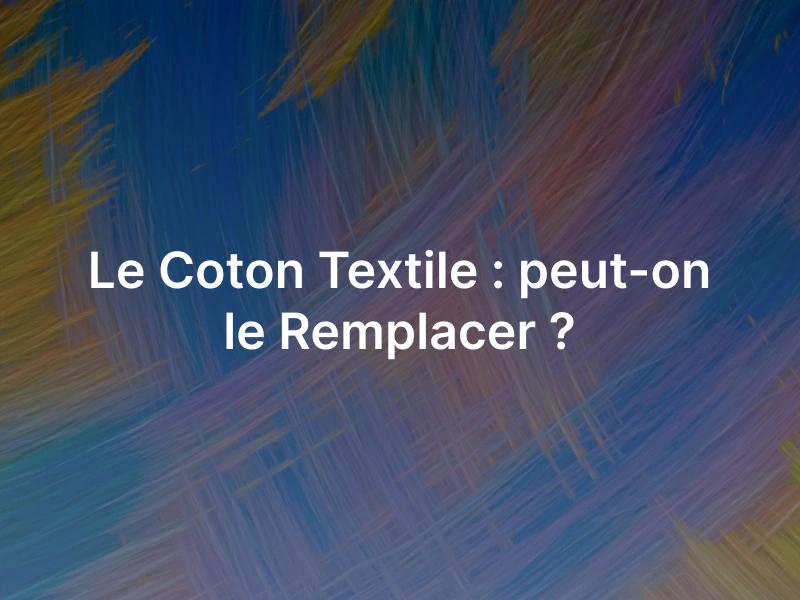 Coton textile