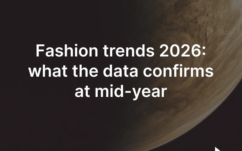 Polka dot dress and butter yellow styling on a 2026 runway: the year's confirmed fashion trends, checked against data.