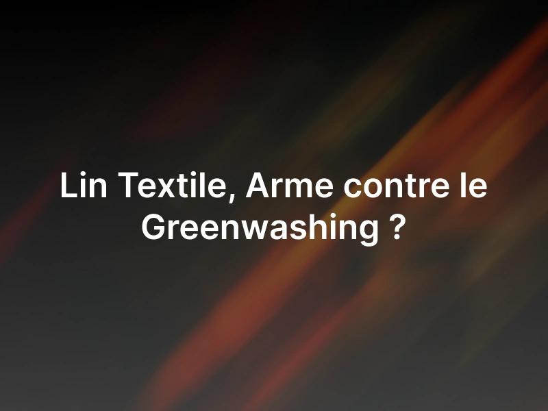 Lin textile