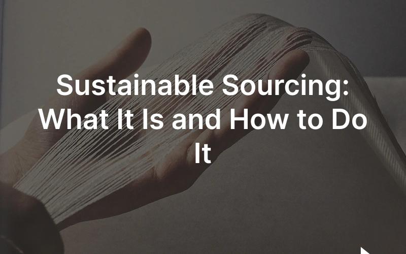 Sustainable sourcing in fashion: tiers, traceability, regulation, and how to do it.
