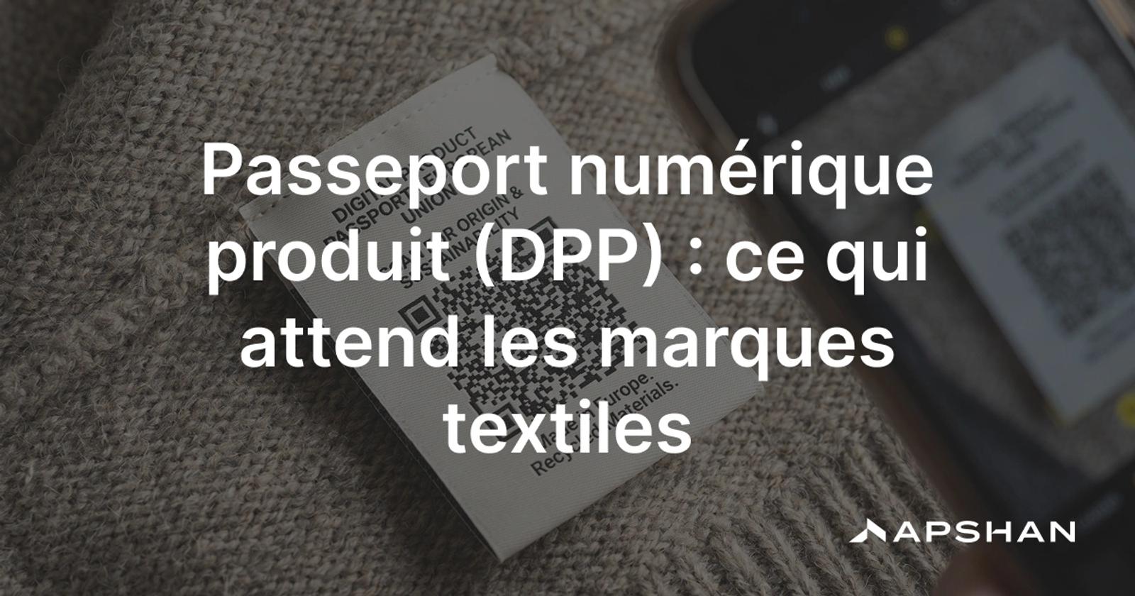 QR code sur l'étiquette d'un vêtement : le passeport numérique produit européen arrive pour le textile.
