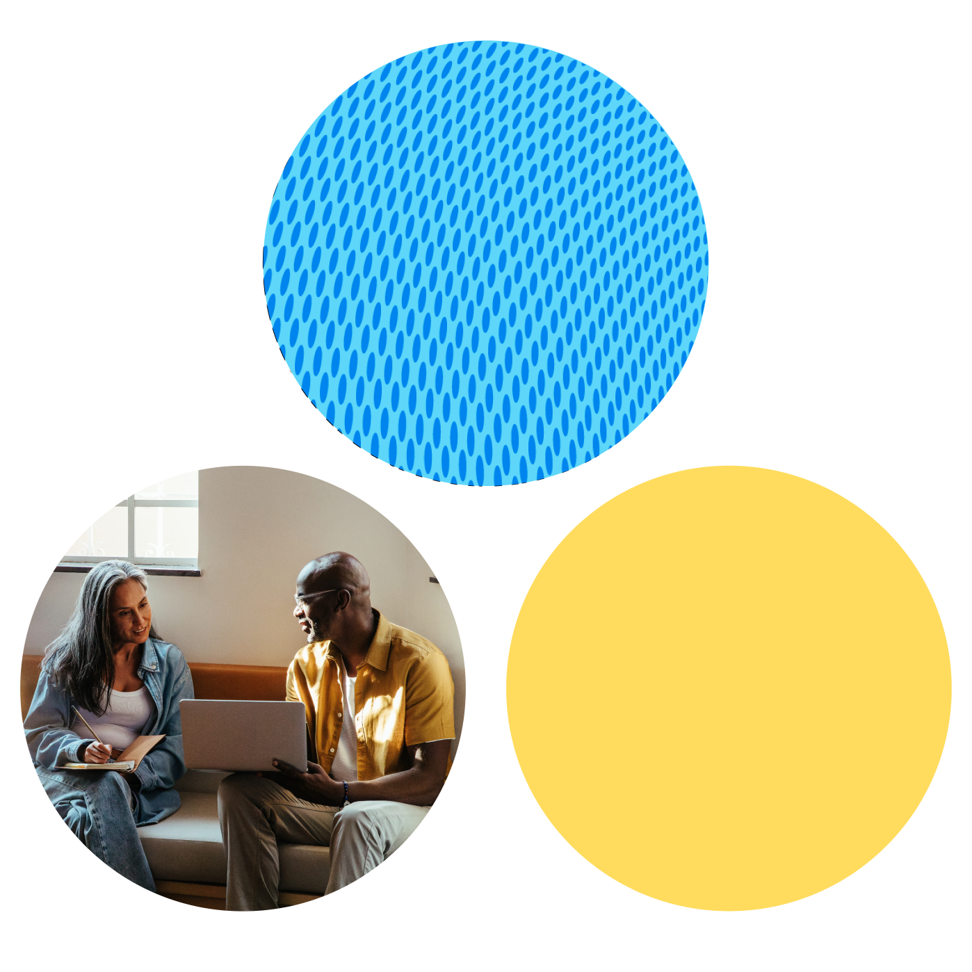 How it works hero circle imagery