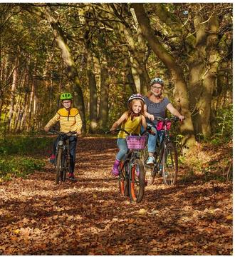 kids riding bikes