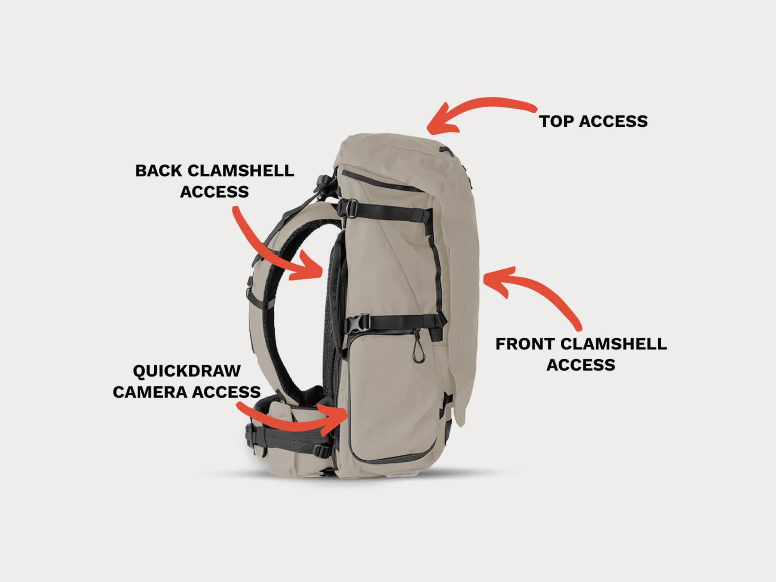 WANDRD FERNWEH 50L Backpacking Camera Pack - Moment | Moment