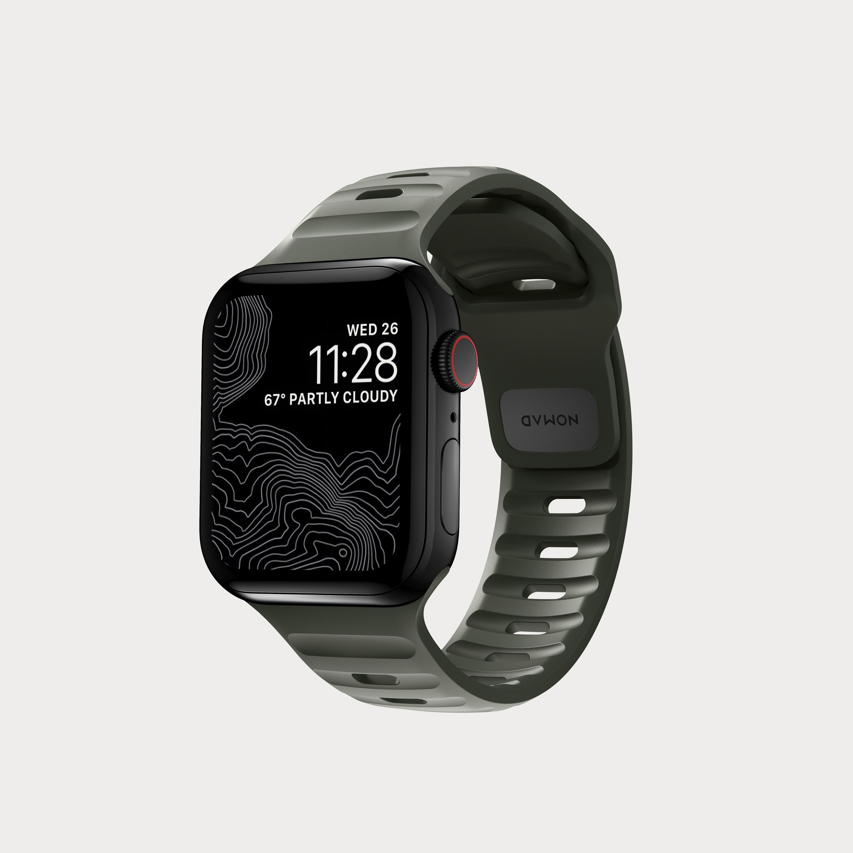 Nomad Sport Strap for Apple Watch - Lunar Gray / 42/44mm