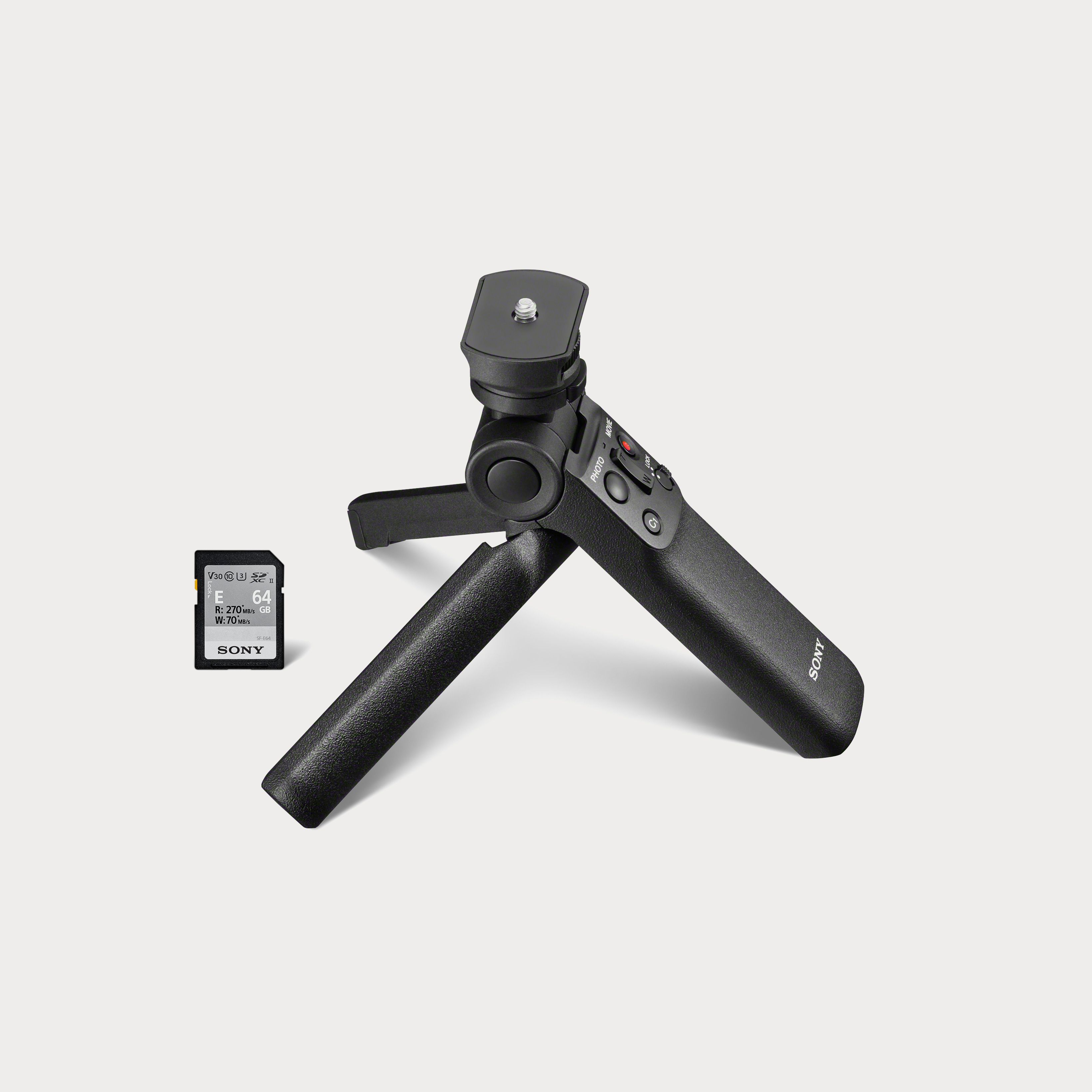 Sony Wireless Bluetooth Shooting Grip and Tripod GPVPT2BT - Black 