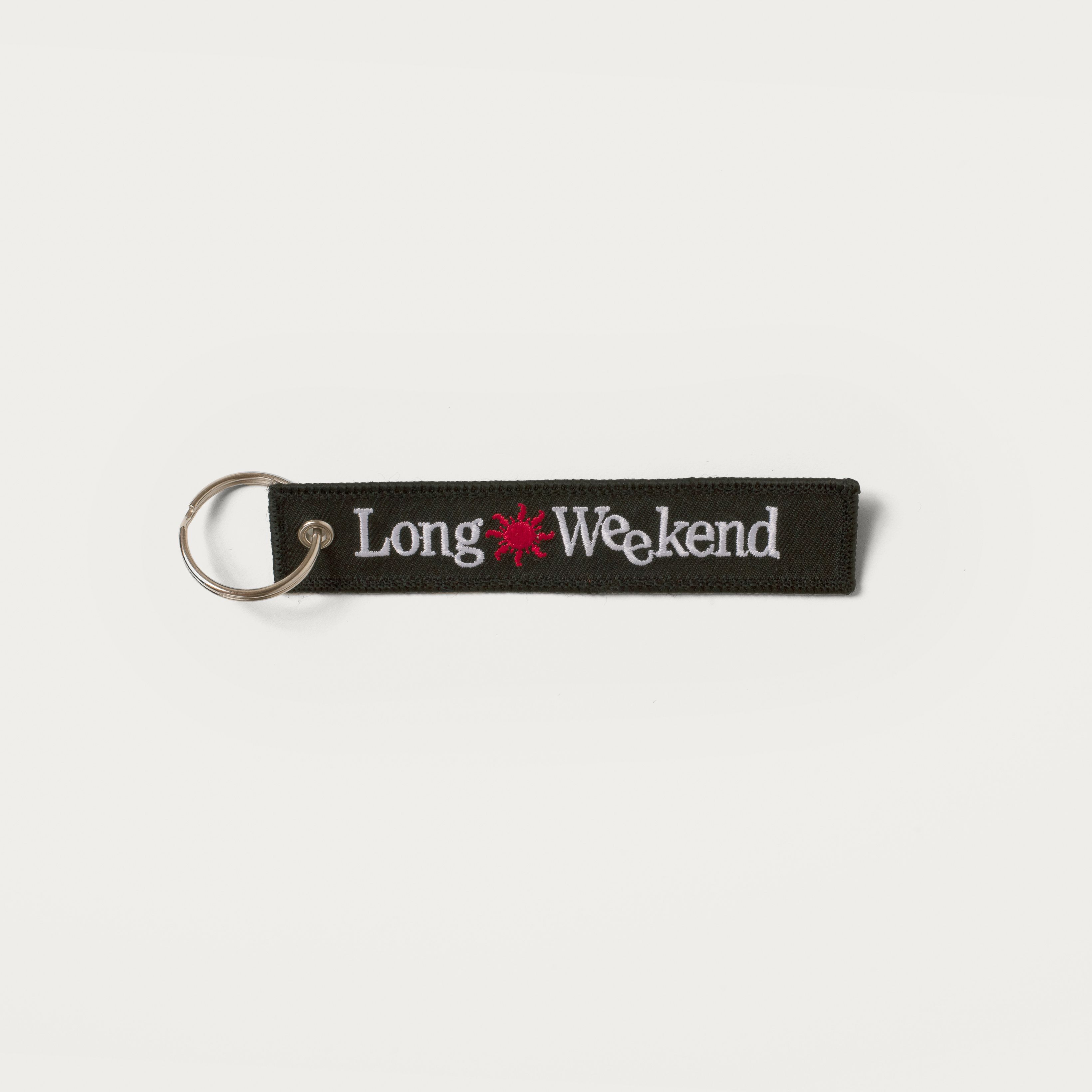 Long Weekend Jet Key Tag - Black