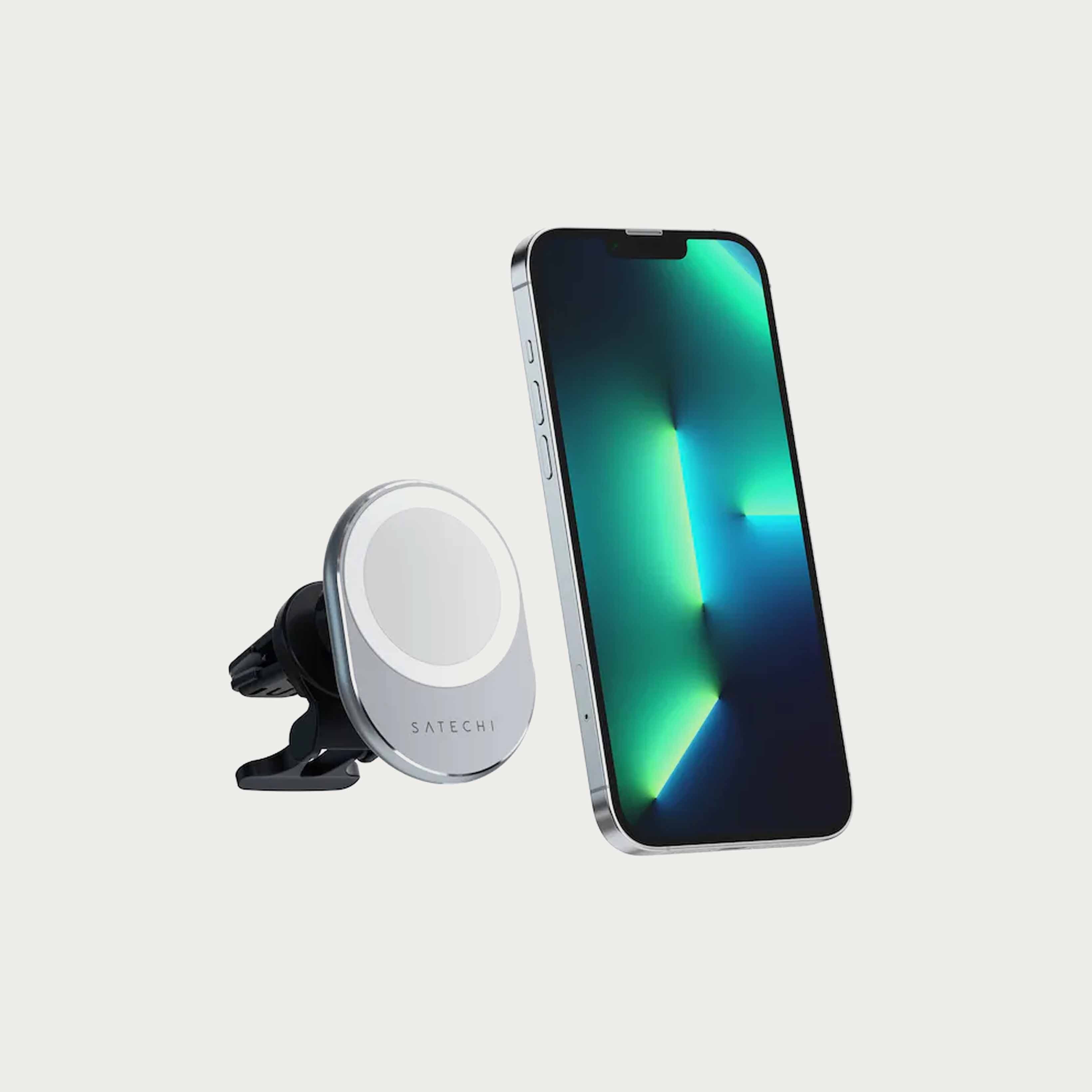 Satechi magnetic wireless car charger moment