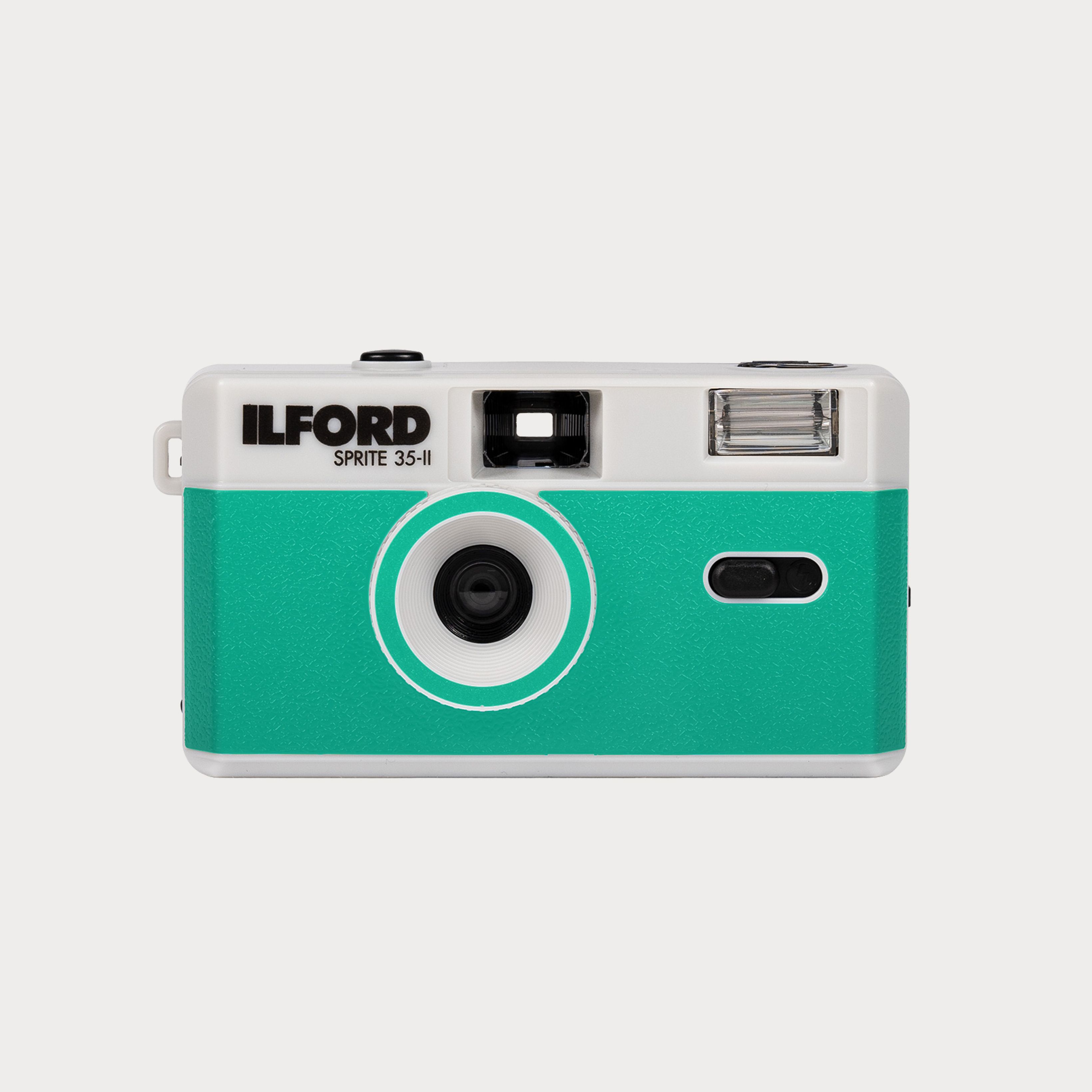 Ilford Sprite 35II Reusable 35mm Film Camera Silver & Teal Moment