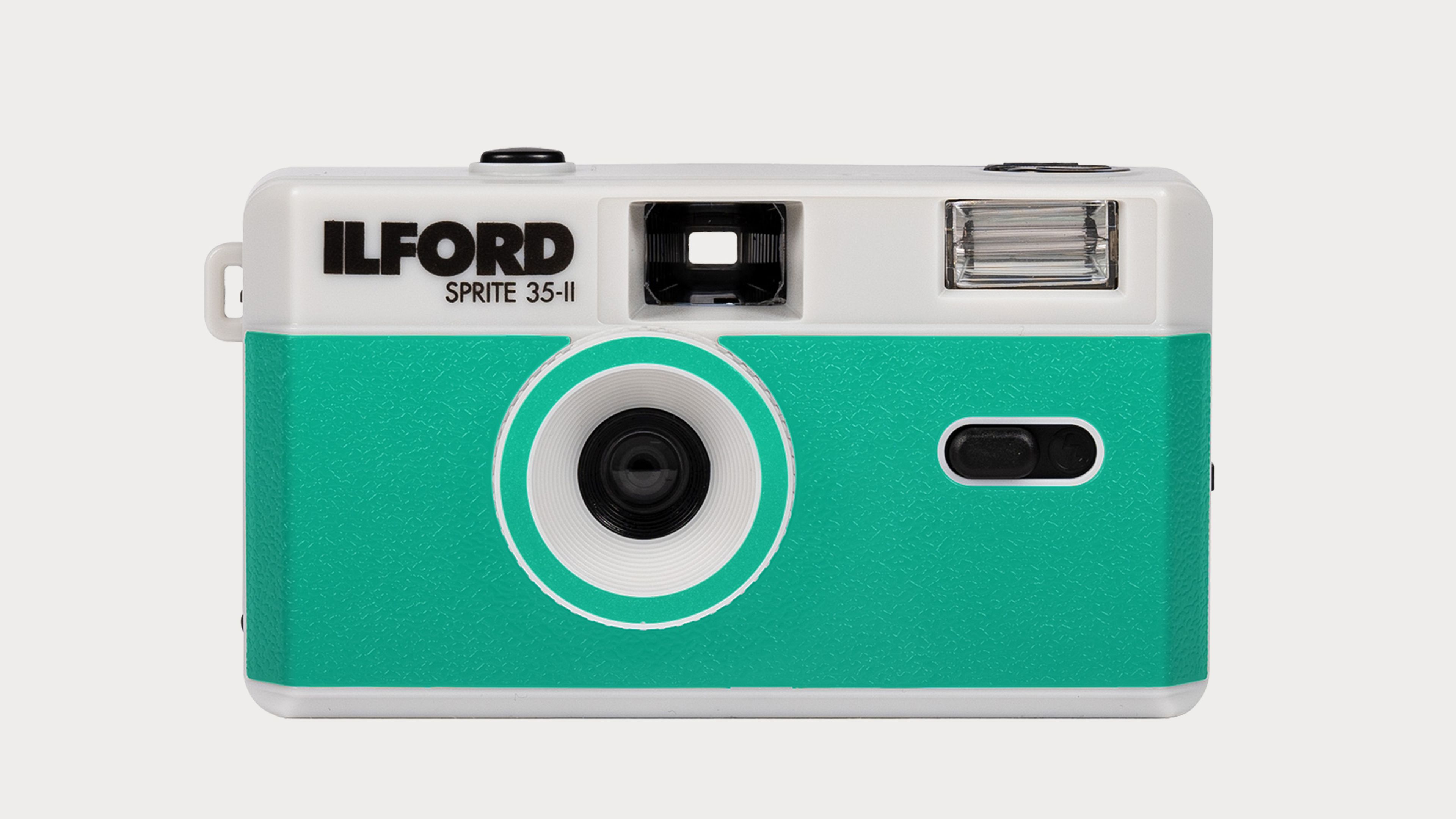 Ilford Sprite 35-II Reusable 35mm Film Camera - Silver & Teal | Moment