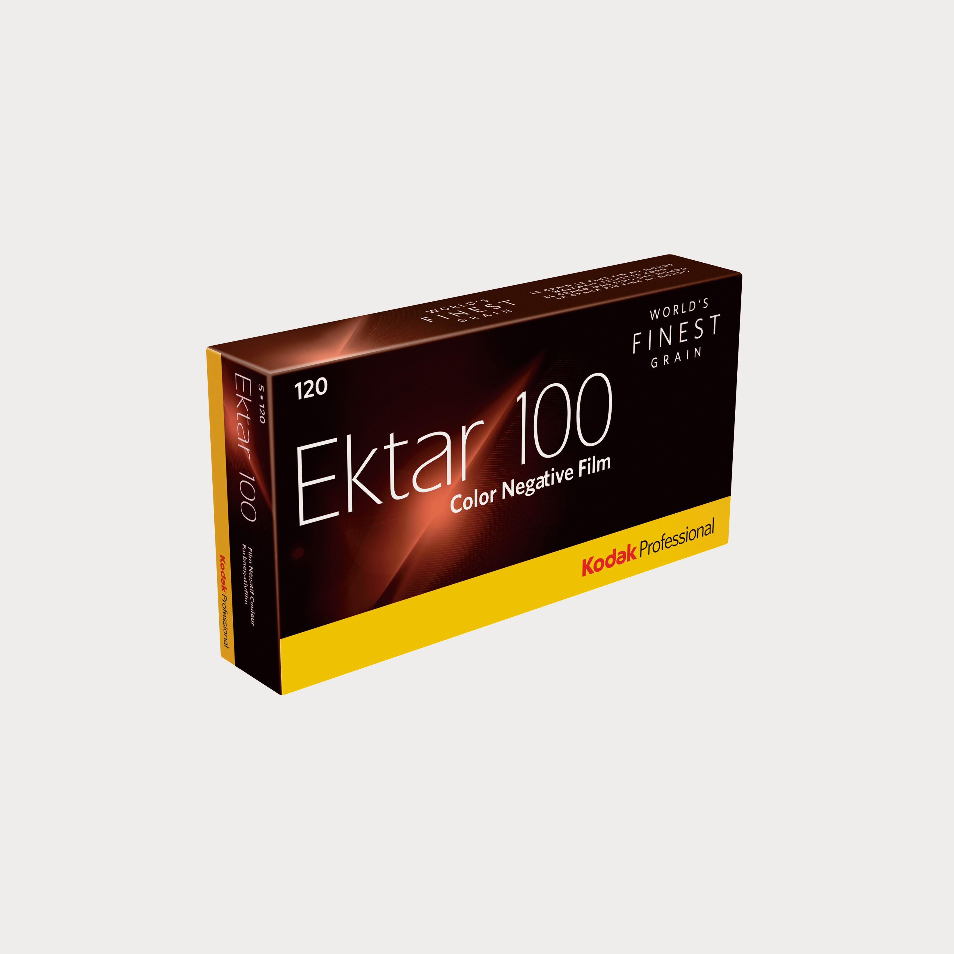 Kodak Professional Ektar 100 Color Negative 120 Film - 5 Rolls (single box)