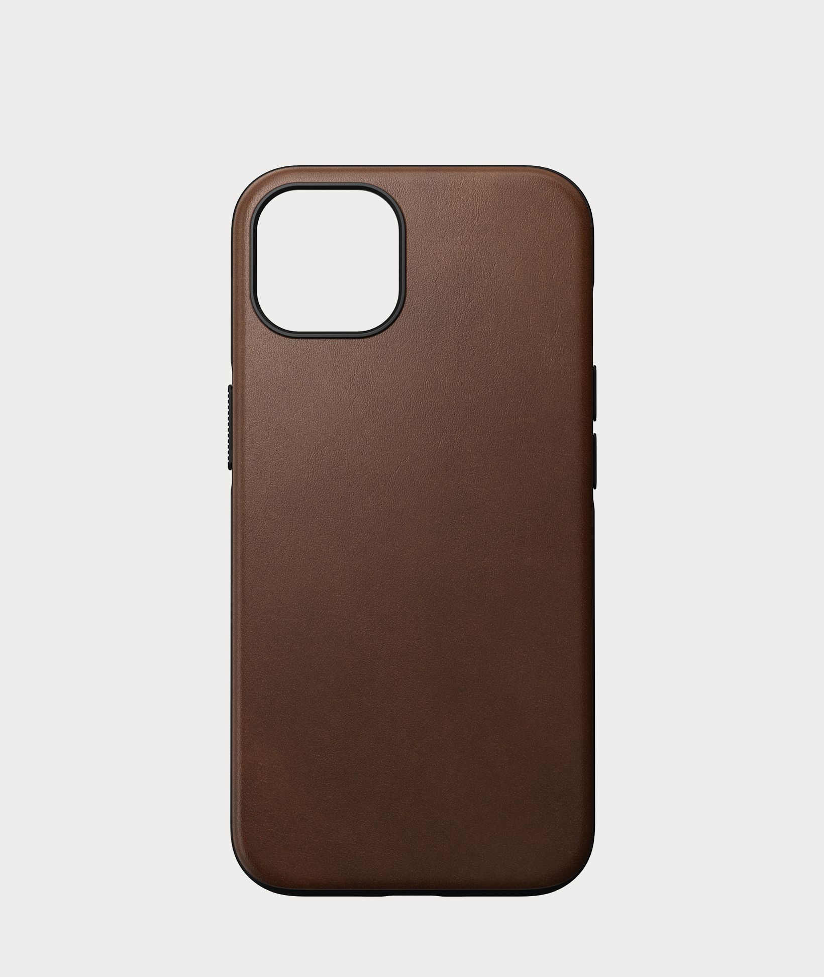 Nomad Modern Leather iPhone Case for iPhone 13 - Rustic Brown 