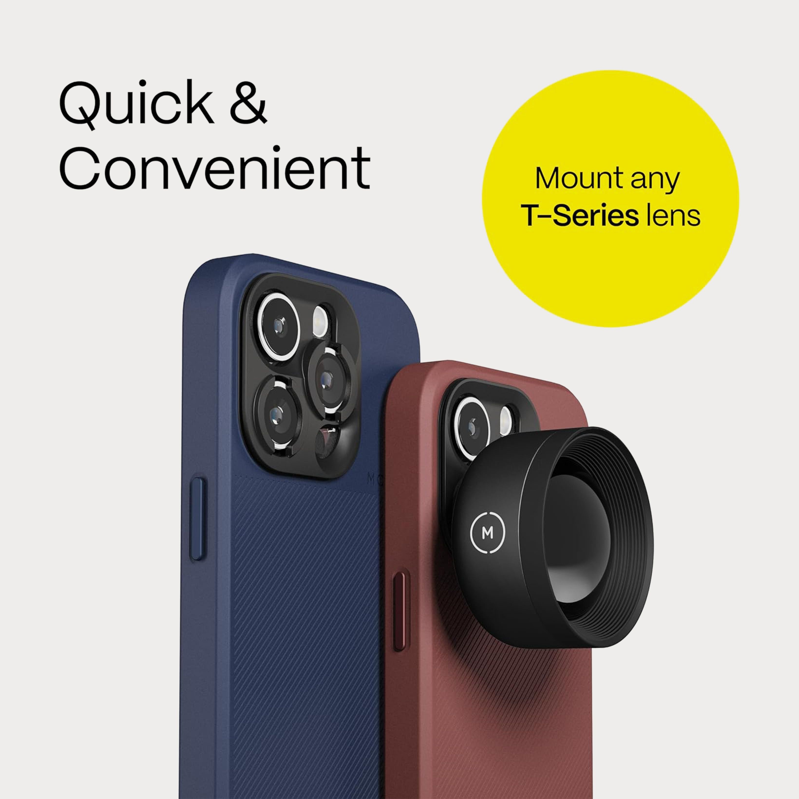 Moment Drop-in Lens Mount for iPhone 14 Series - iPhone 14 Pro & 14 Pro Max  / T-Series | Moment