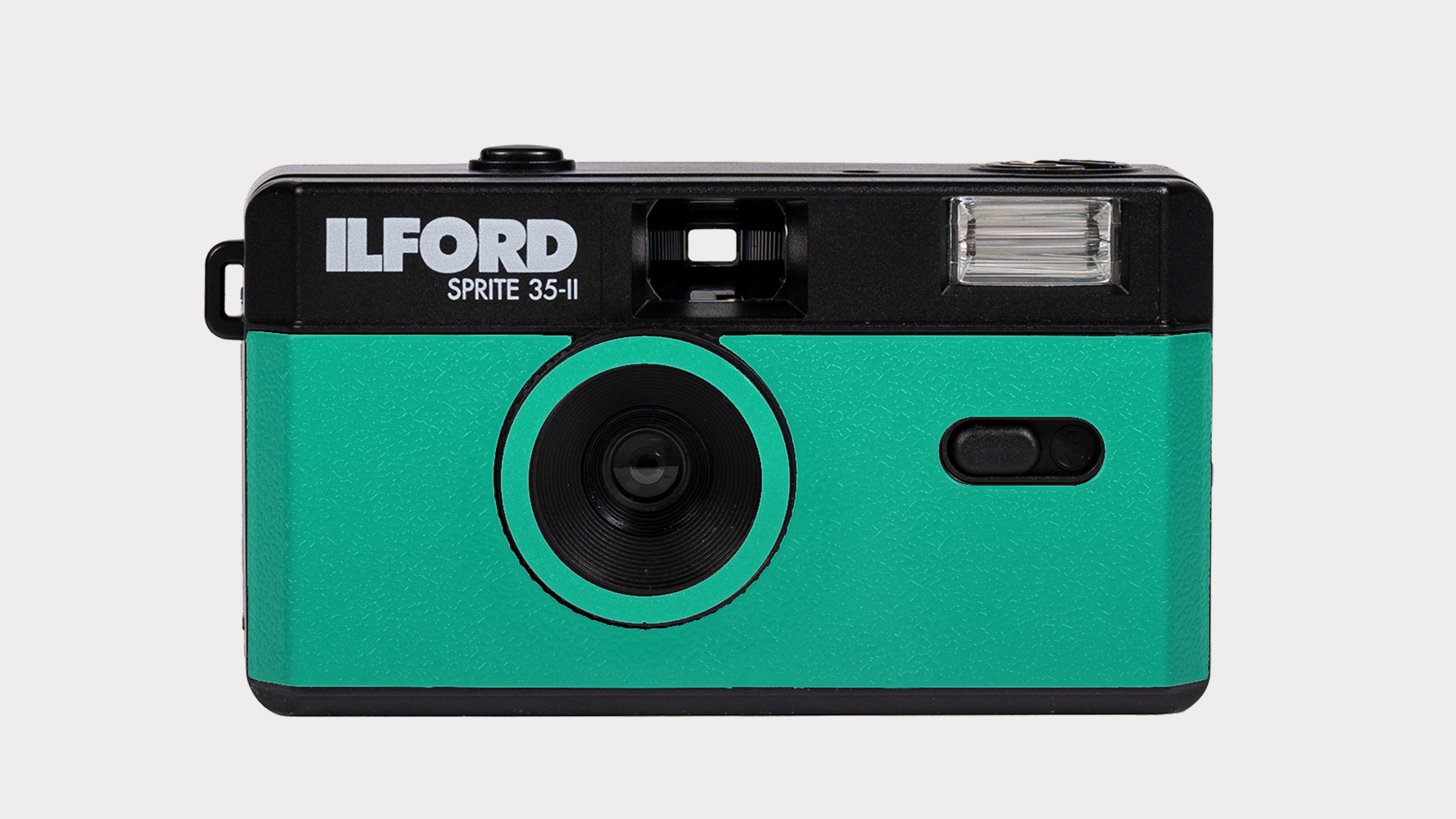 Ilford Sprite 35 II Reusable 35mm Film Camera Black Teal Moment ilford-sprite-35-ii-reusable-35mm-film-camera-black-teal-moment