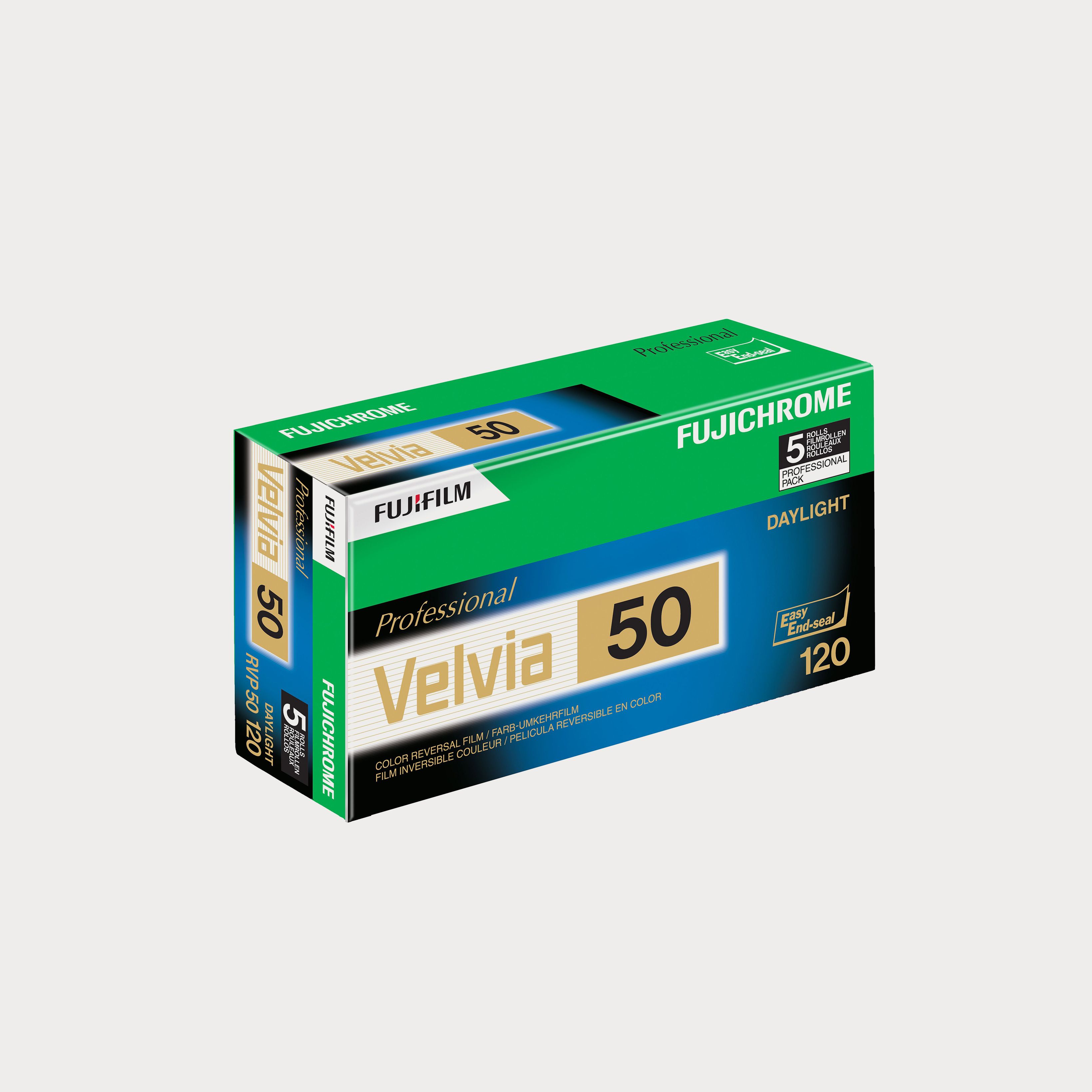 VELVIA 50 Color Reversal 120 Film - 5 pack | Moment