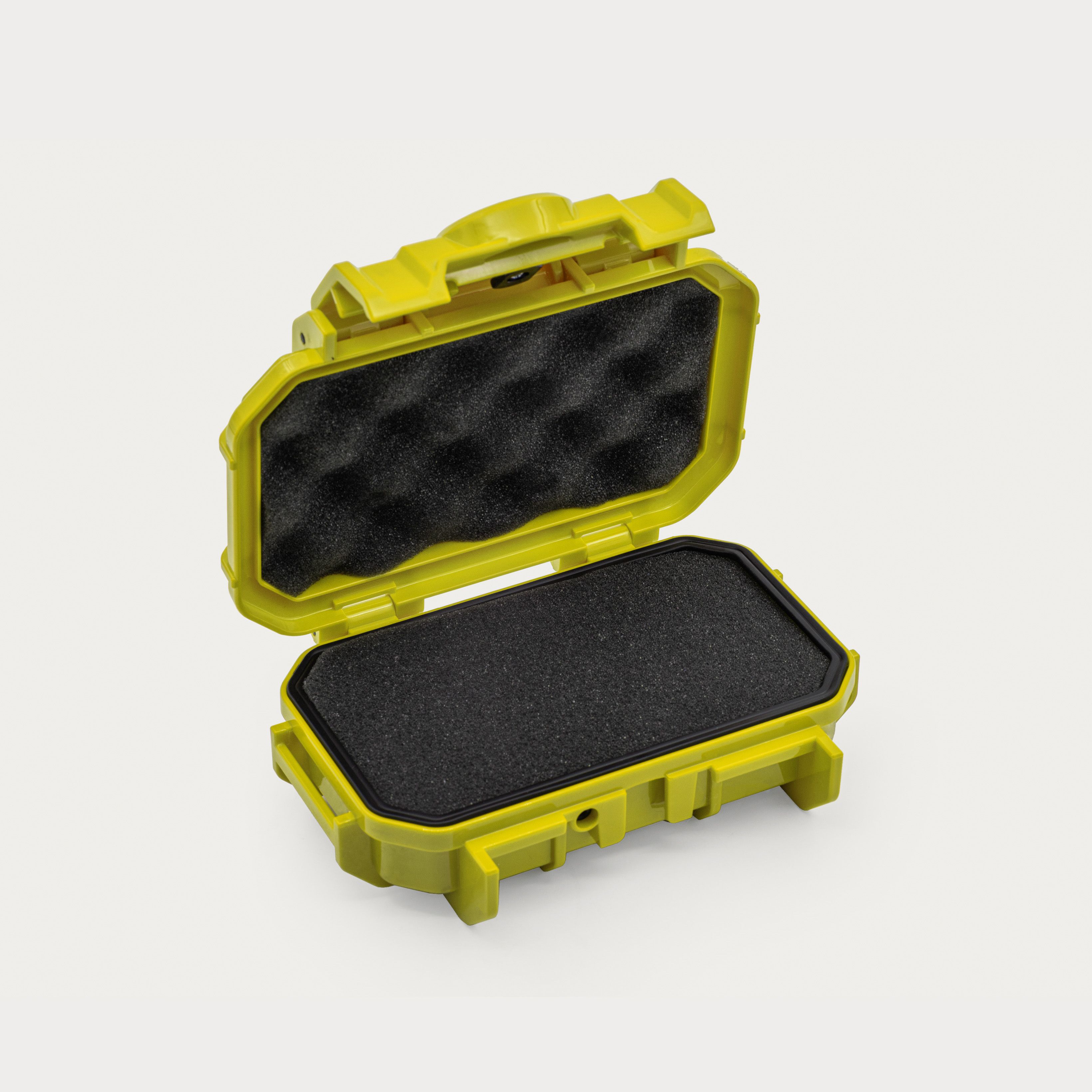 UN Japan Waterproof Double 35mm Film Roll Case Belt Clip Yellow