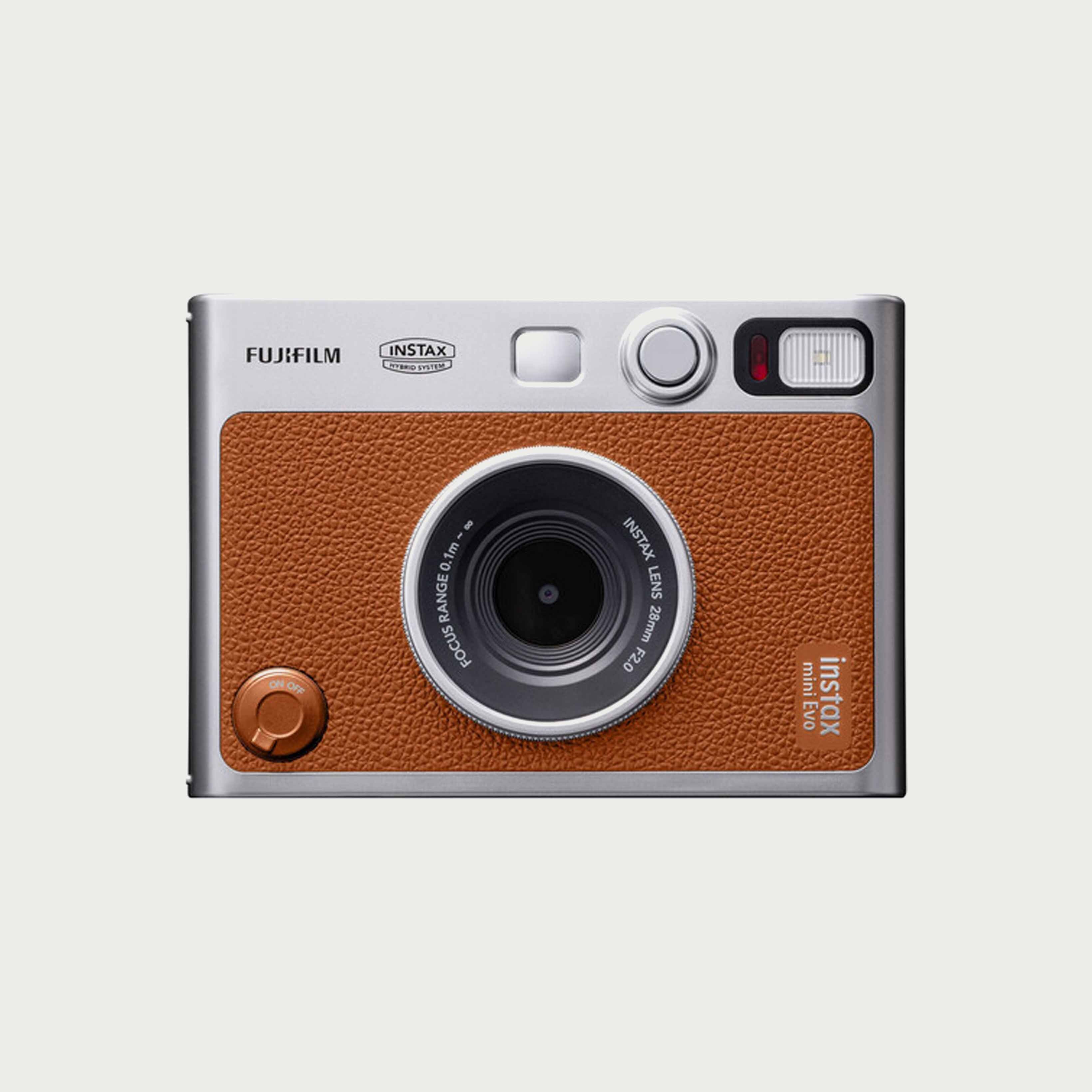 Fujifilm Instax Mini Evo Hybrid Instant Camera - Brown | Moment