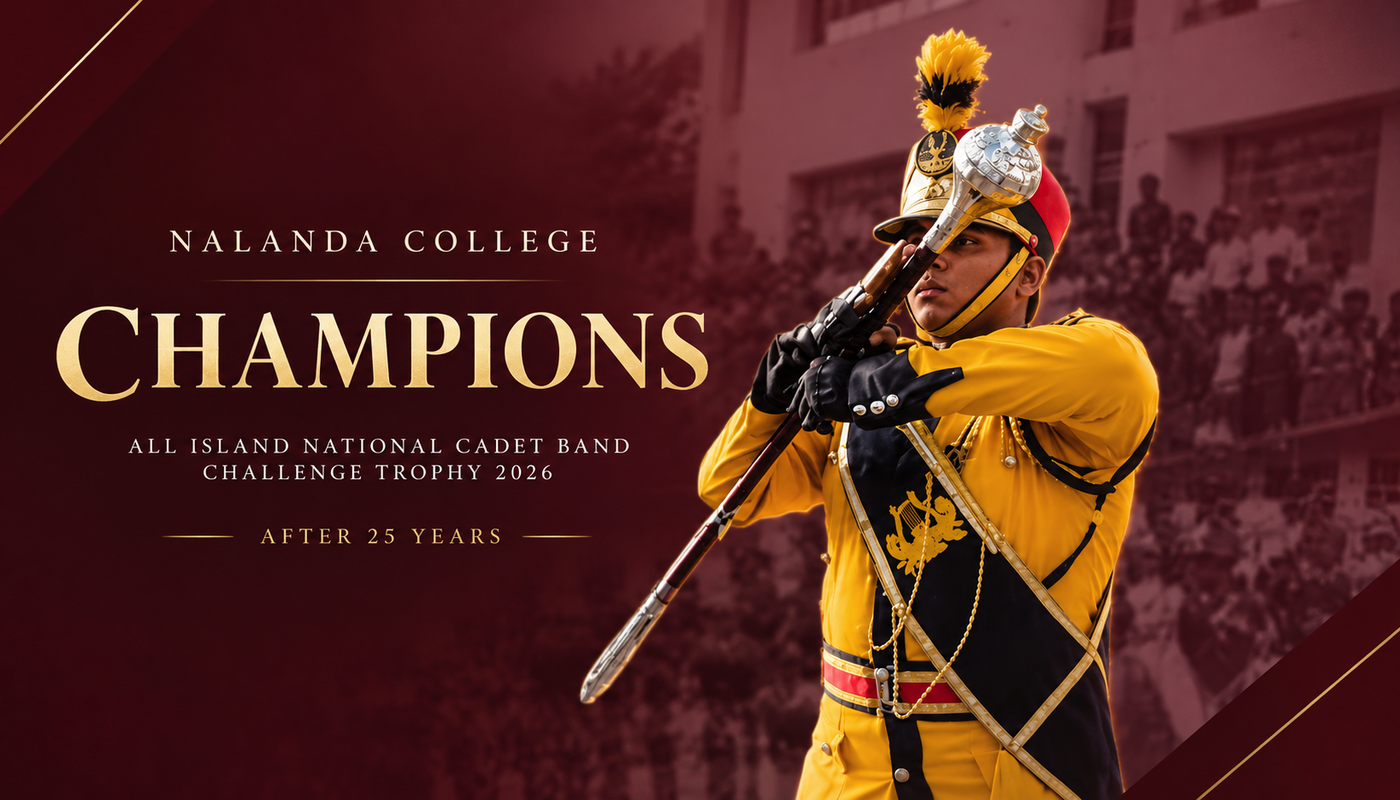 Nalanda College Reclaims National Cadet Band Championship After 25 Years