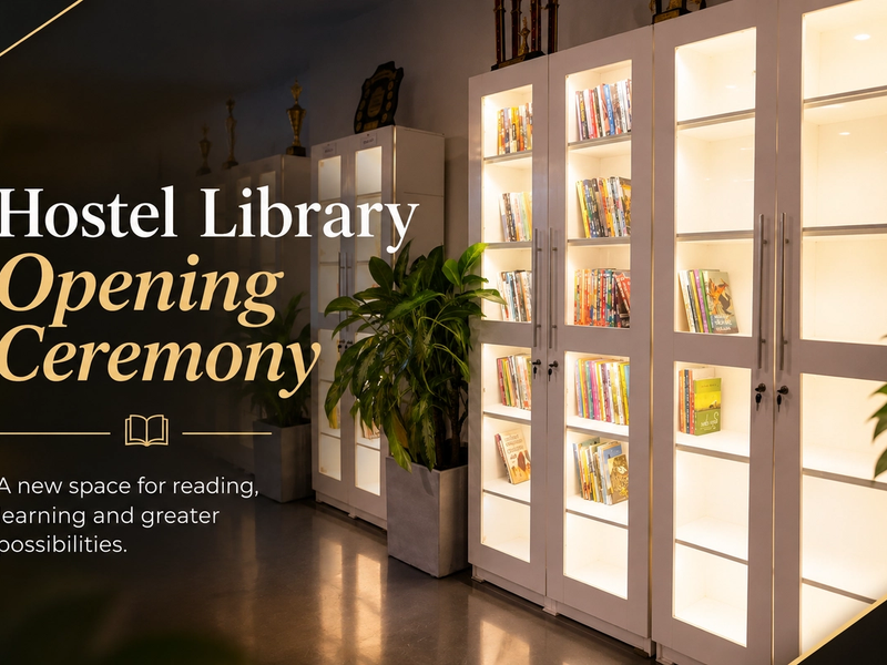 Hostel Library Opening Ceremony