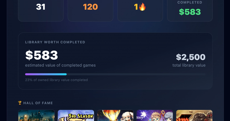 Conquer Your Steam Library: Why Backlog Shuffle is the Ultimate Steam Backlog Tracker