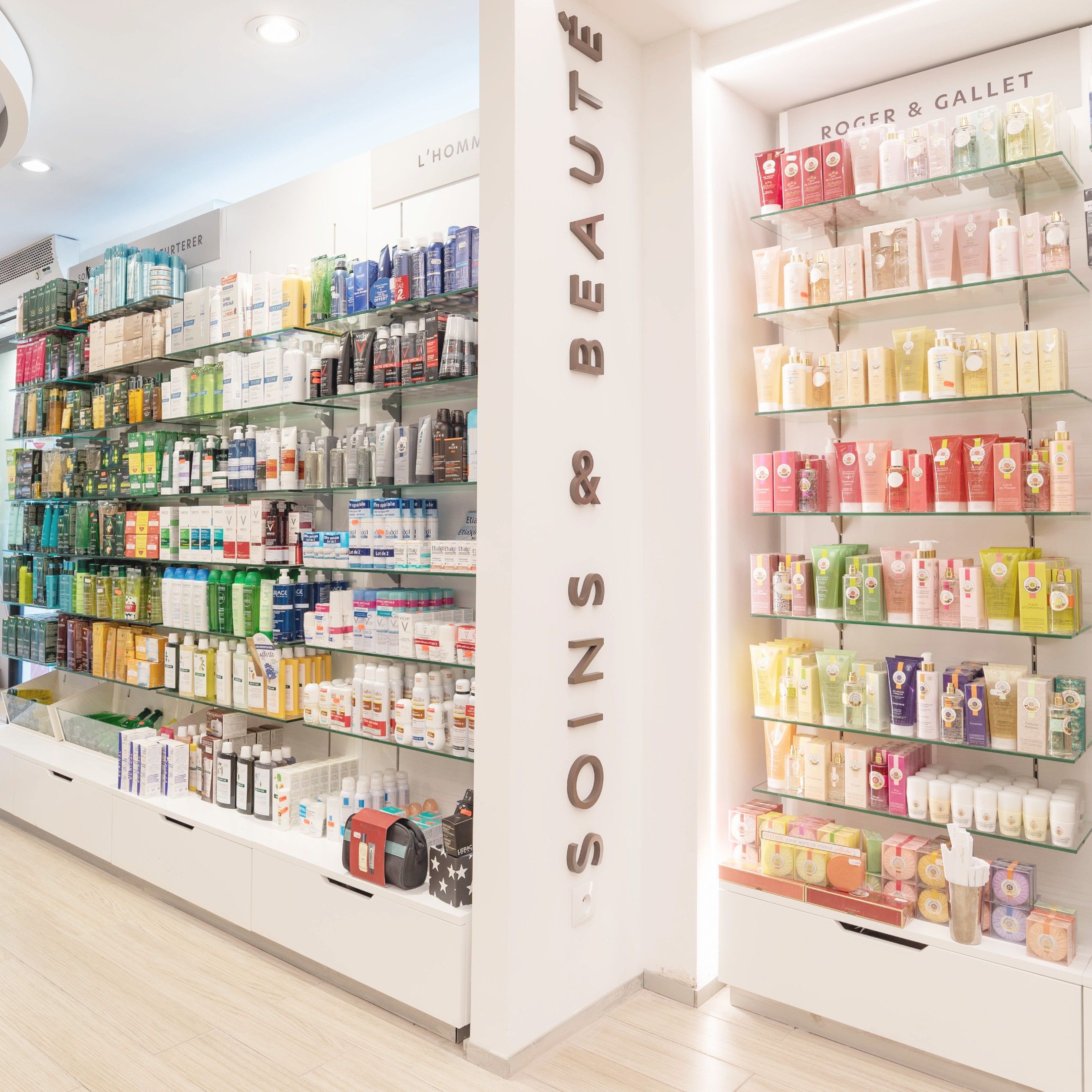 espace de dégustation de thé de la pharmacie