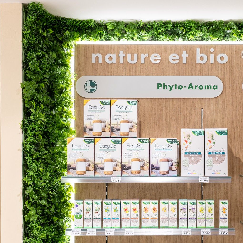 Pharmacie de l'Ornain, Agencement, remodelaçao de farmacia, espaço natura, design de interiores.