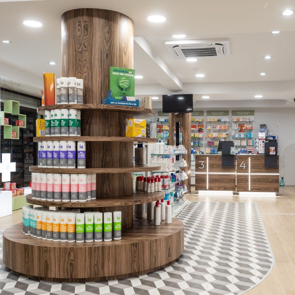 tendencias de design_medd design_pharmacie.9 gondolas e mobiliario para farmacia, mobiliario a medida
