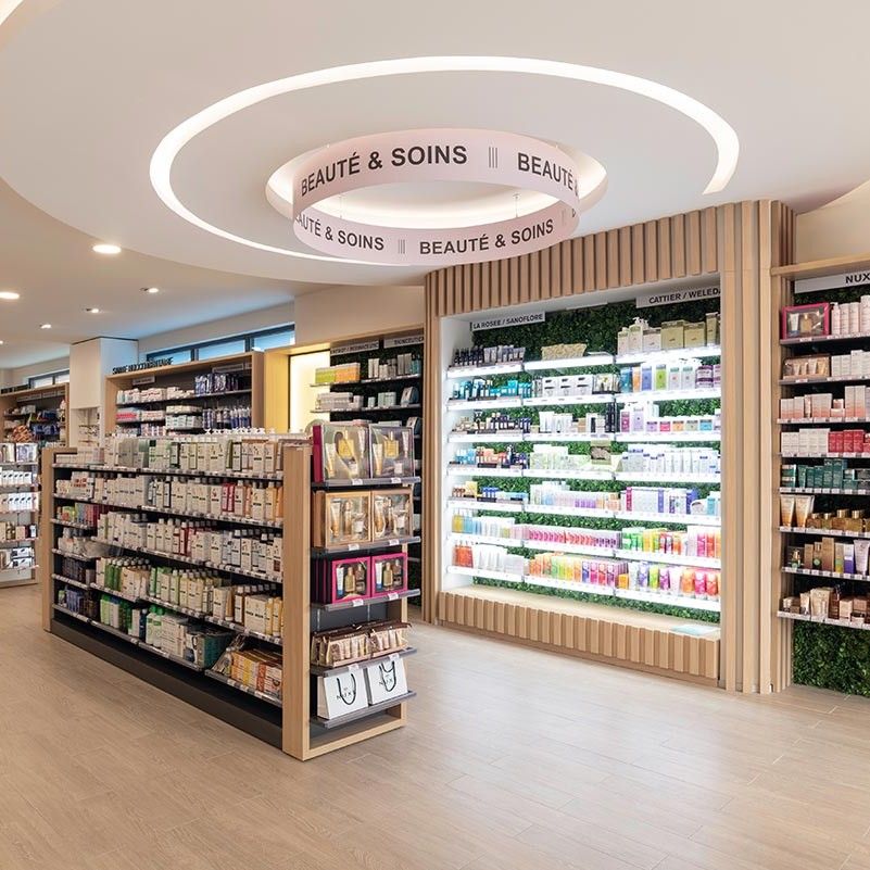 tedencias de design_medd design_pharmacie agencement_2022 mobiliario a medida, arquiitetura comercial, gondolas personalizadas