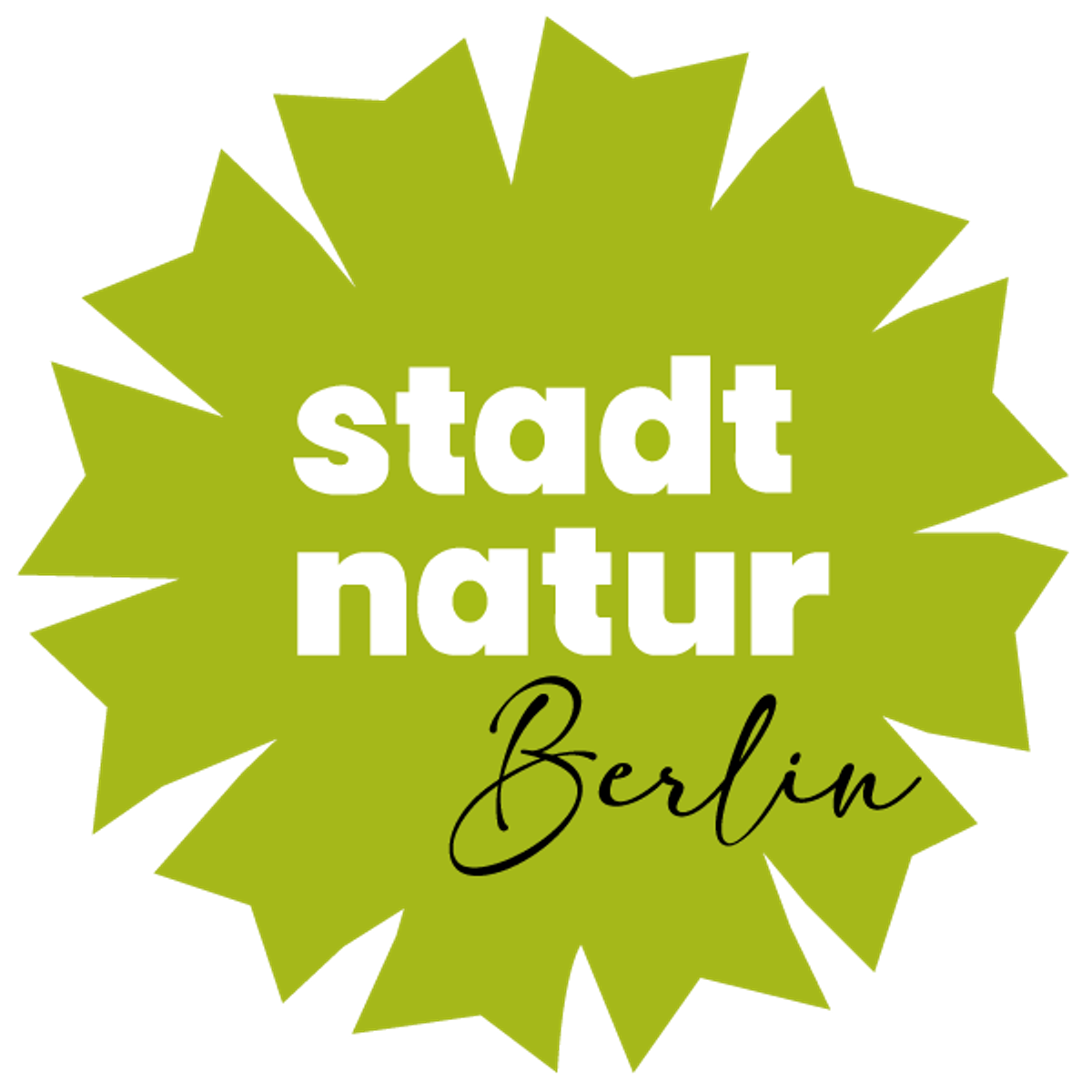 green logo of stadtnatur berlin on plain background
