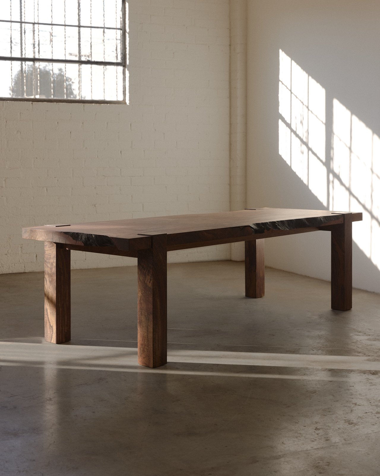 Claro Walnut dining table