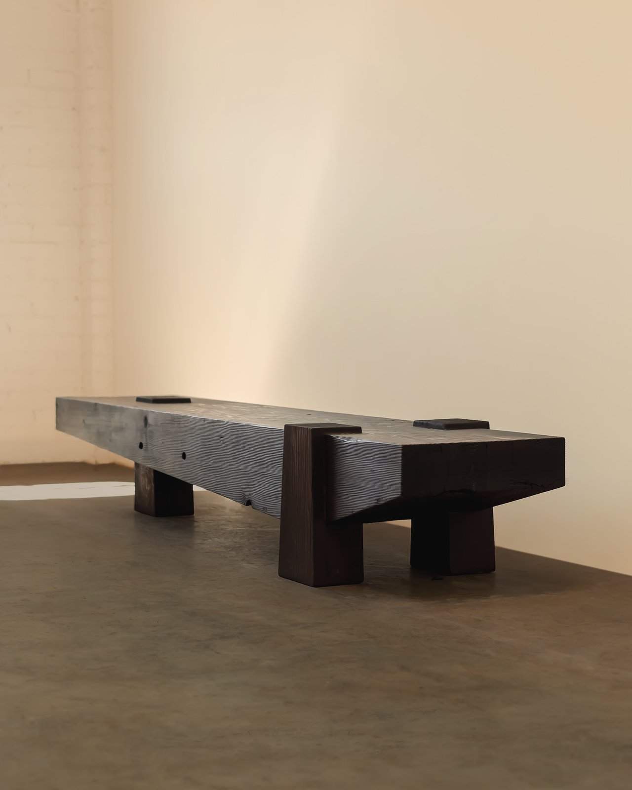 Low table in Charred Douglas Fir