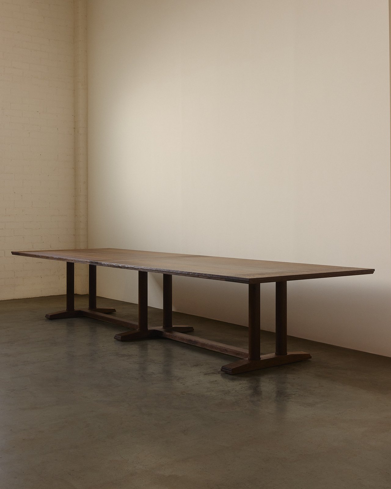Fumed White Oak dining table